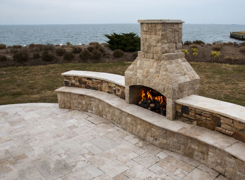 Limestone Patio Installation in Fairfield County, CT